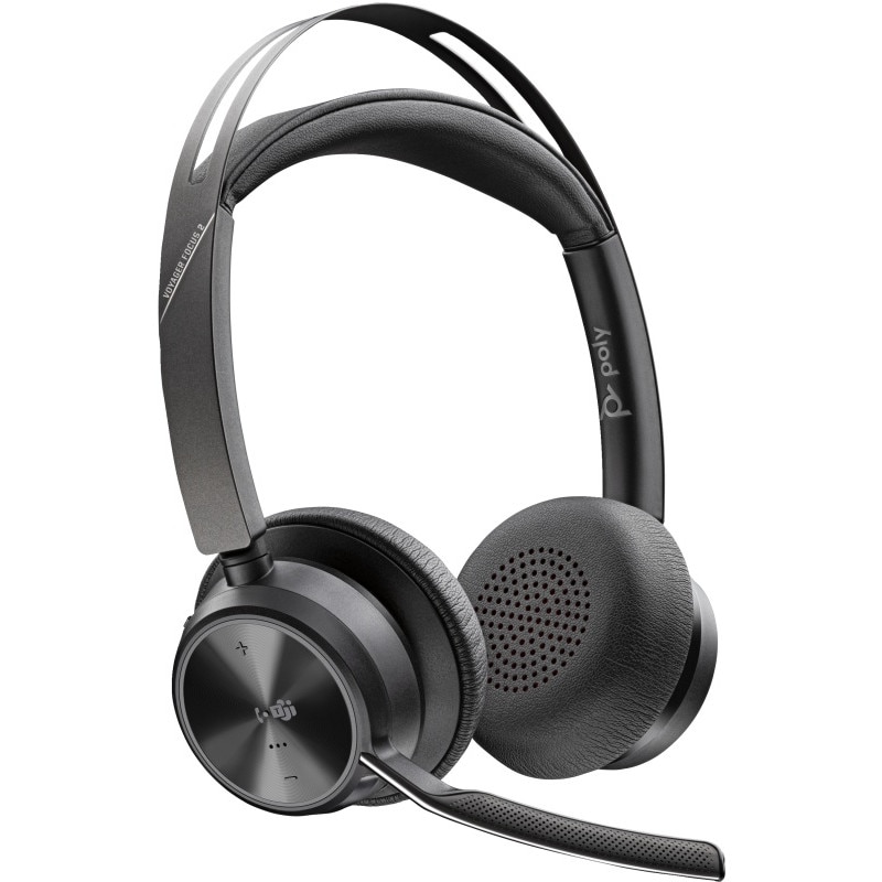 Casti cu fir HP Poly VF2 -M USB-C-C HS +USB-C/A +CHS, negru