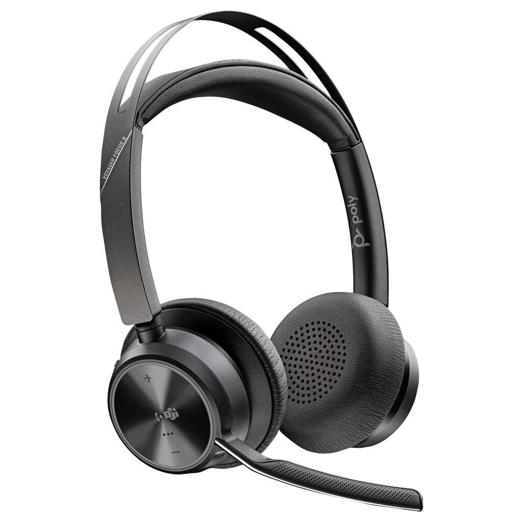 Casti cu fir HP Poly VF2 -M USB-C-C HS +USB-C/A +CHS, negru