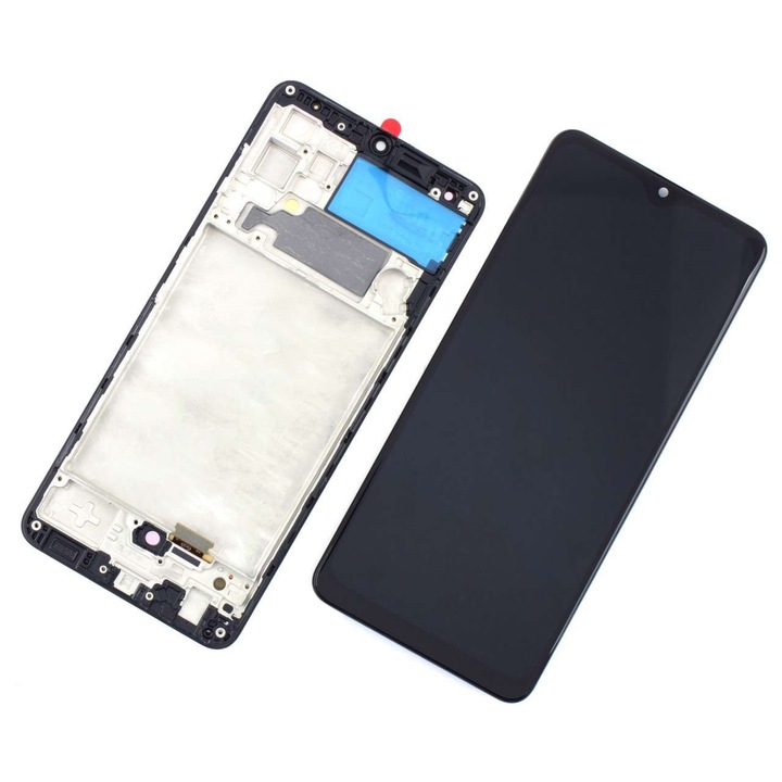 Съвместим дисплей за Samsung Galaxy A32 4G A325 OLED с рамка черен