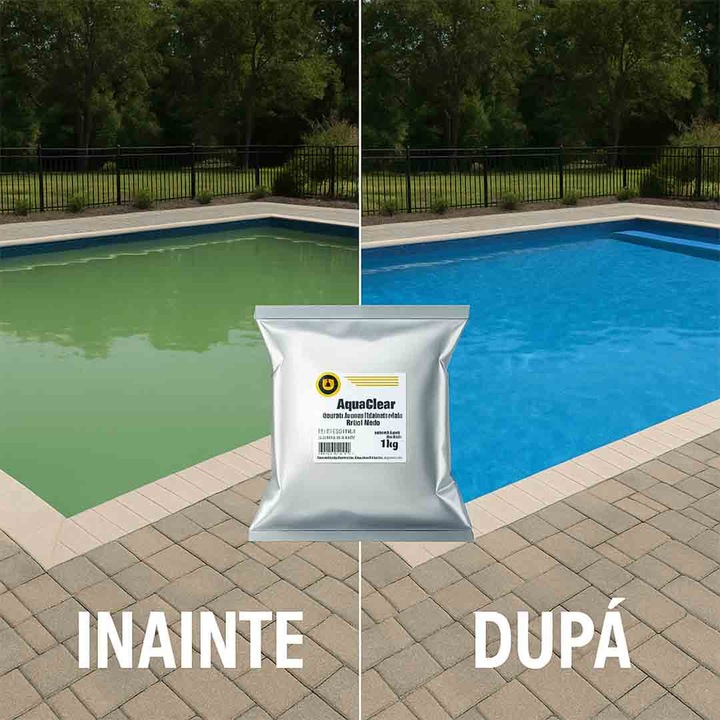 AquaClear - Agent de limpezire cu Vitamina C, set 2x1kg, pentru piscina
