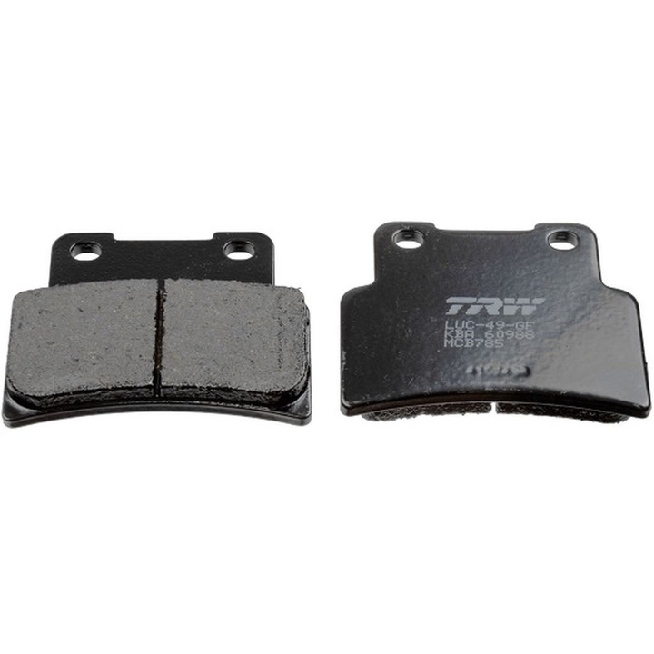 TRW fékbetétek, fekete, motorkerékpárokhoz APRILIA RS 125 07-13, SL 750 07-16, SMV 750 17-, YAMAHA MT / YZF 125 14-19