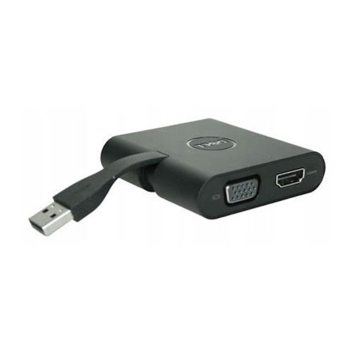 ADAPTOR DELL DA200 USB-C LA HDMI USB-C VGA/D-sub RJ-45 USB STATION