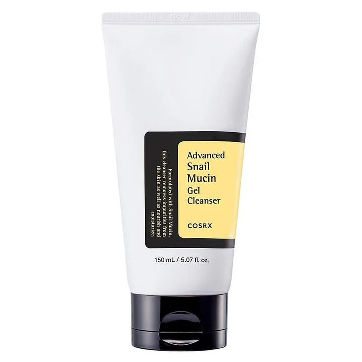 Почистващ гел за лице COSRX Advanced Snail Mucin Cleansing Gel, 150 мл, за всички типове кожа, хидратация и регенерация