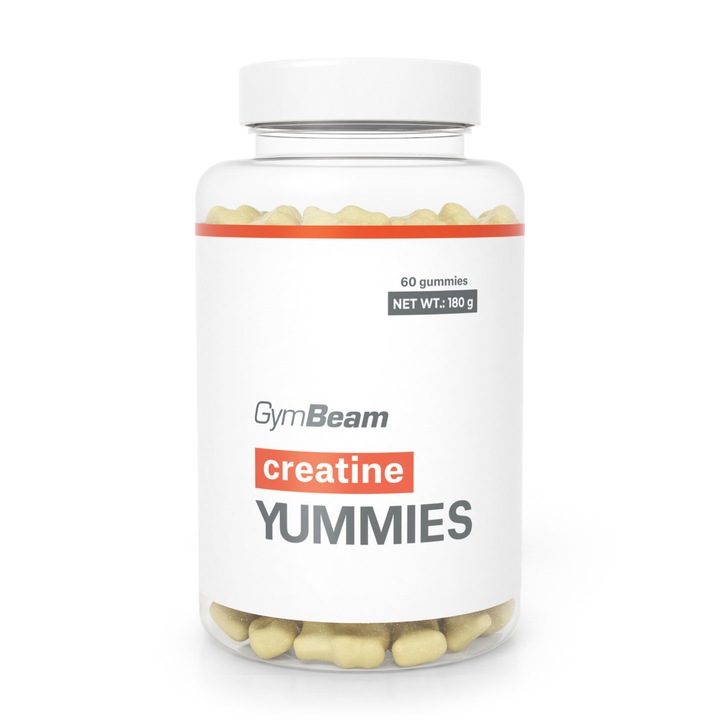 Creatina monohidrat Yummies, GymBeam, 60 capsule