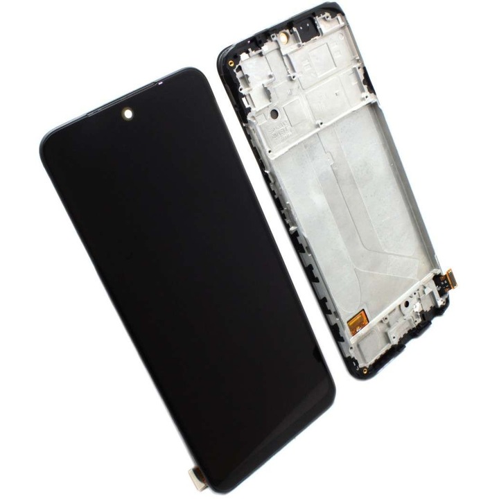 Display compatibil Xiaomi Redmi Note 10 4G Oled cu Rama Black Negru