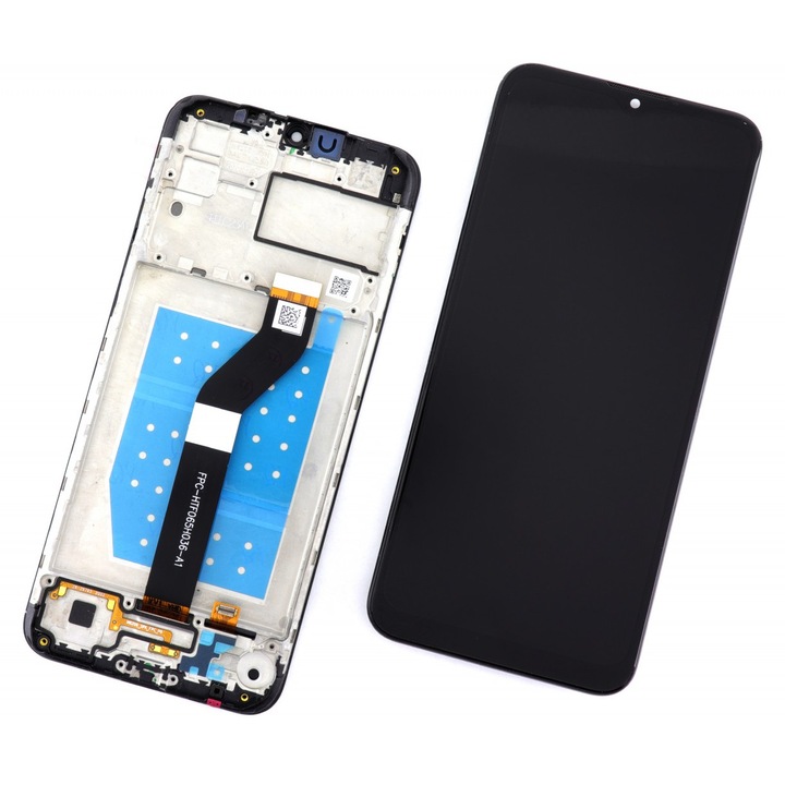 Дисплей, съвместим с Motorola Moto G8 Power Lite XT2055 с рамка черно