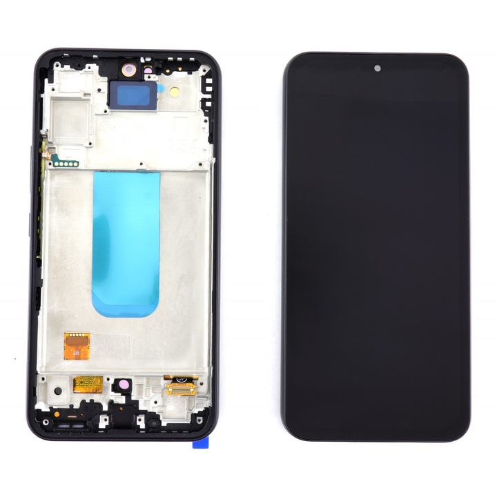 Съвместим Samsung Galaxy A54 A546 OLED дисплей с рамка черен