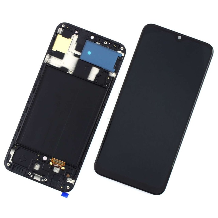 Съвместим дисплей за Samsung Galaxy A50s A507 OLED с рамка черен