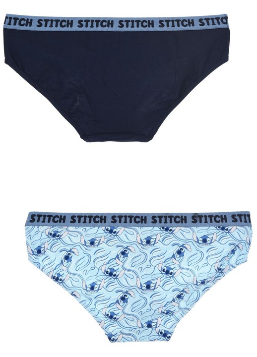 Noi bugyiszett, Lilo es Stitch, pamut, 2 par, Disney, Tengerészkék