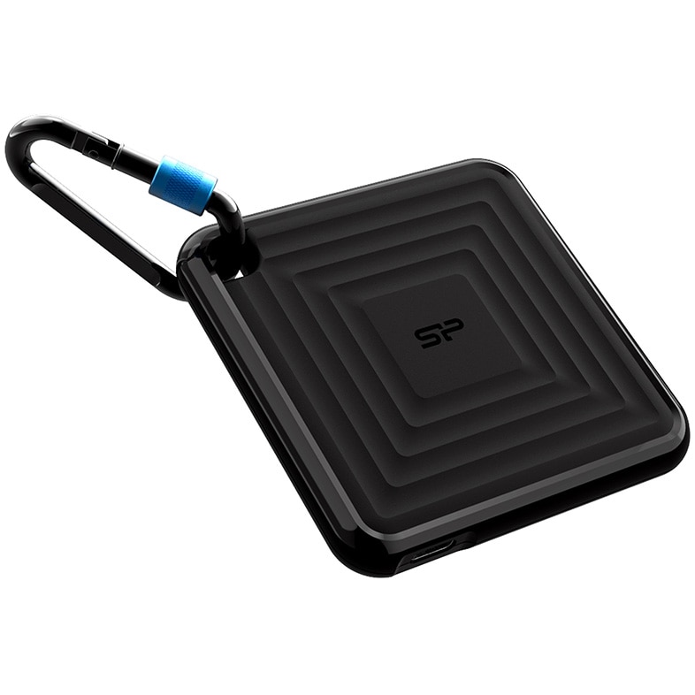 SSD Extern Silicon Power PC60, 1TB, USB 3.2 Gen2 Type-C, Negru