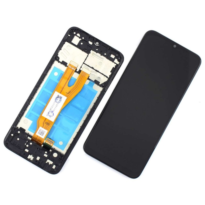 Дисплей, съвместим със Samsung Galaxy A032 A03 CORE с рамка черен