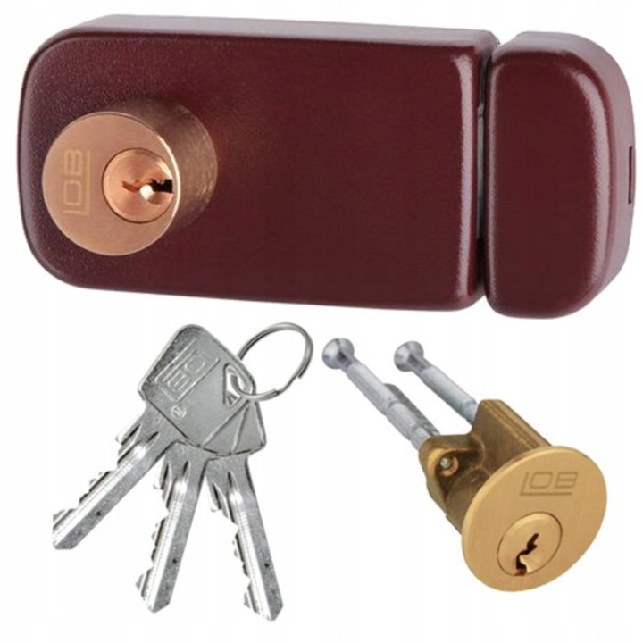 Yala de suprafata dublu-cilindrica maro cu cilindru din alama