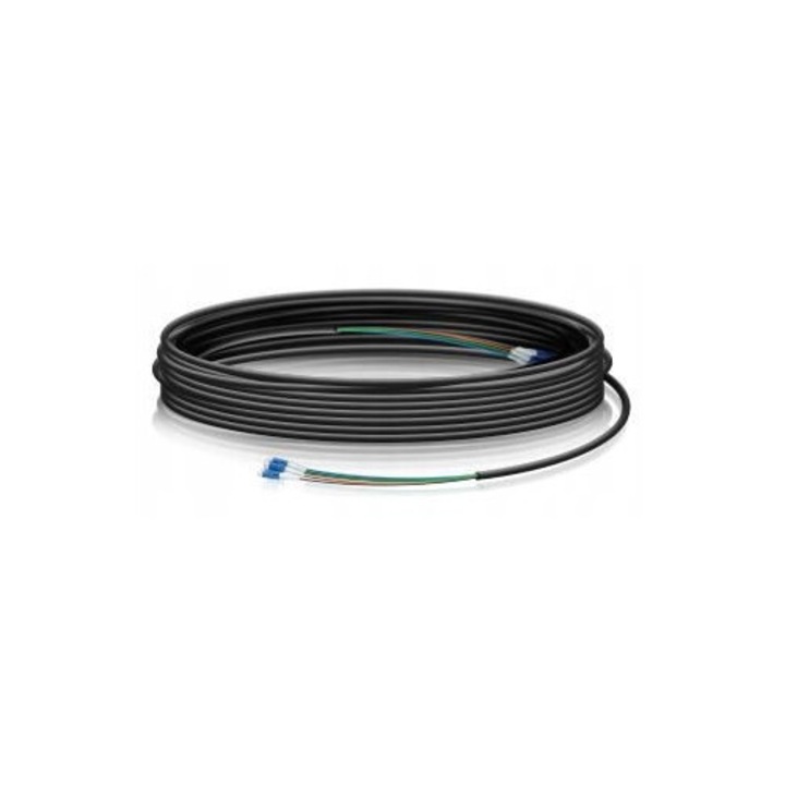 Cabluri fibra optica Ubiquiti, LC monomodala, 91 m