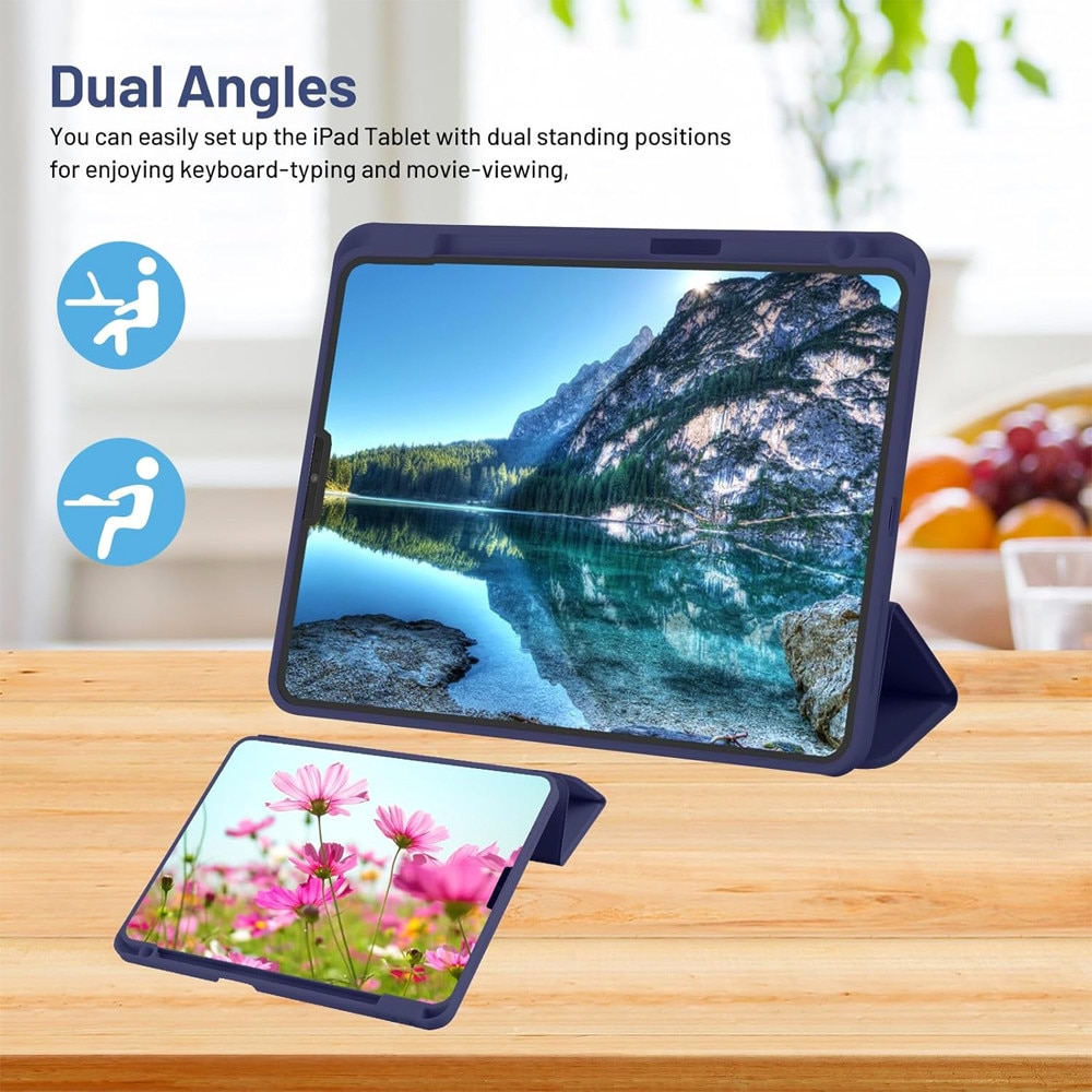 Husa Tableta FlexPro pentru Samsung Galaxy Tab S10 FE Plus, Protectie Completa, Functie Stand, Suport Creion, Albastru