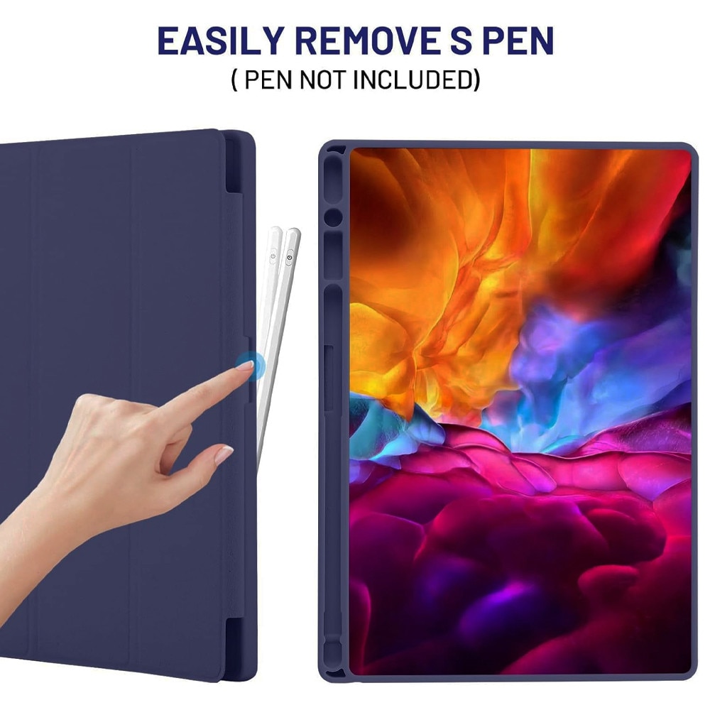 Husa Tableta FlexPro pentru Samsung Galaxy Tab S10 FE Plus, Protectie Completa, Functie Stand, Suport Creion, Albastru