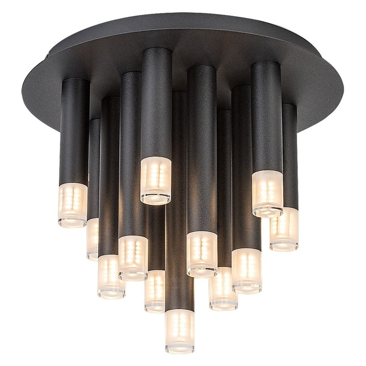 Таванна лампа Rabalux Ramira черна G9 13x5W височина 30см IP20