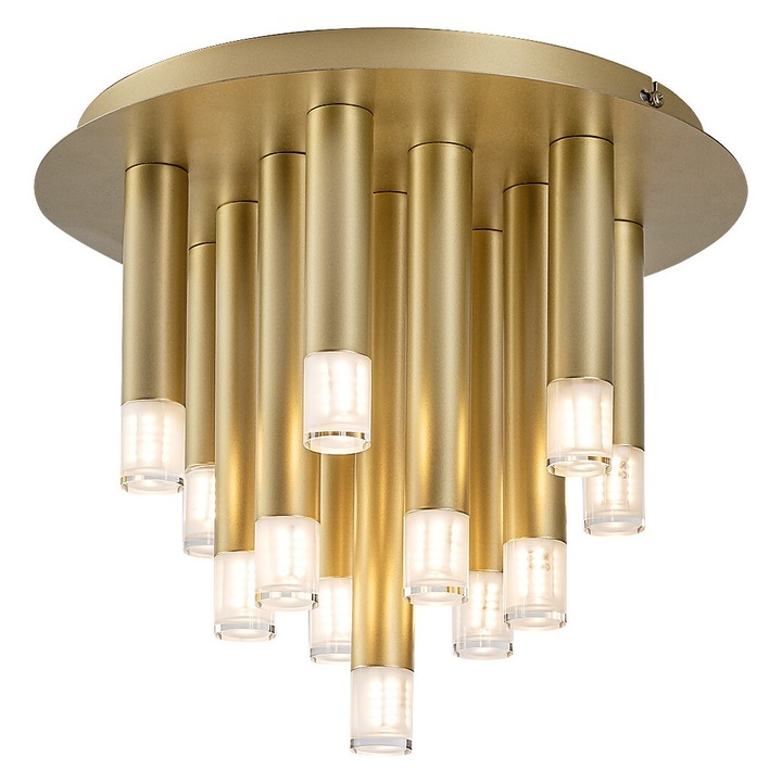 Таванна лампа Rabalux Ramira, златиста, G9, 13x5W, височина 30 см, IP20