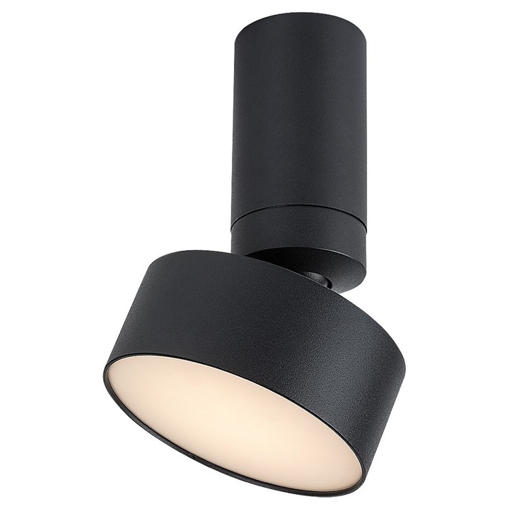 Rabalux Ovidia fekete LED mennyezeti lámpa 10W 640Lm 3000k átmérő 11cm IP20