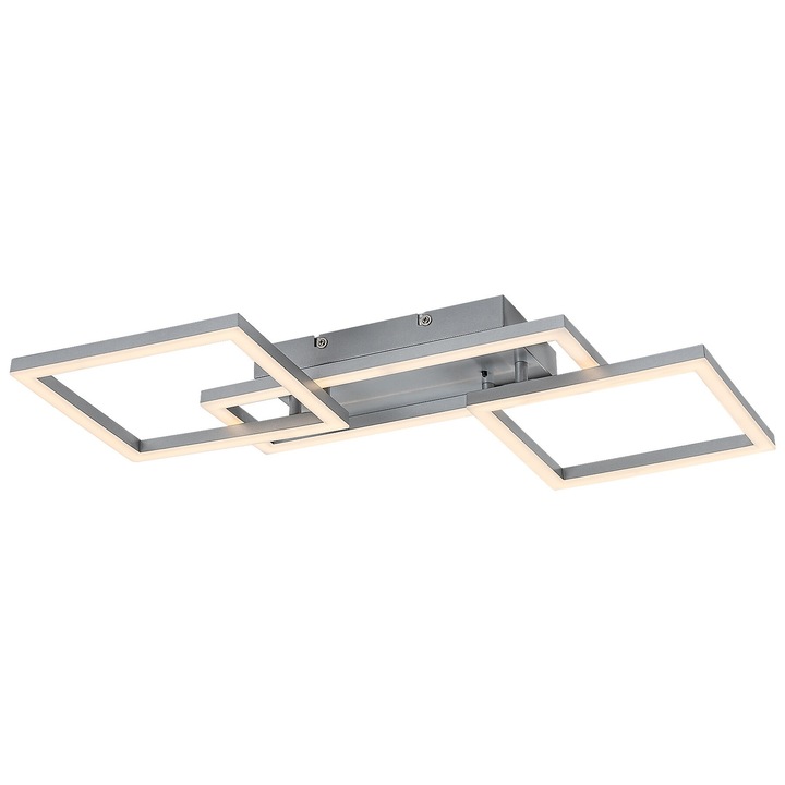 Rabalux Elinor mennyezeti lámpa ezüst távirányítós LED 40W 3700Lm 2700, 4000, 6500K IP20