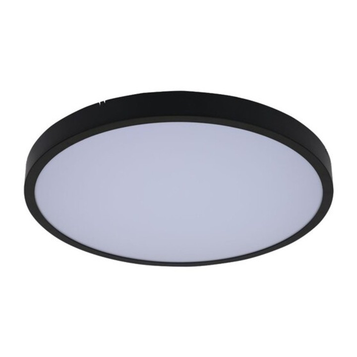 Plafoniera Rabalux Alenzo negru SMART LED 36W 2380Lm 3000, 4000, 6000K inaltime 6.5cm IP44