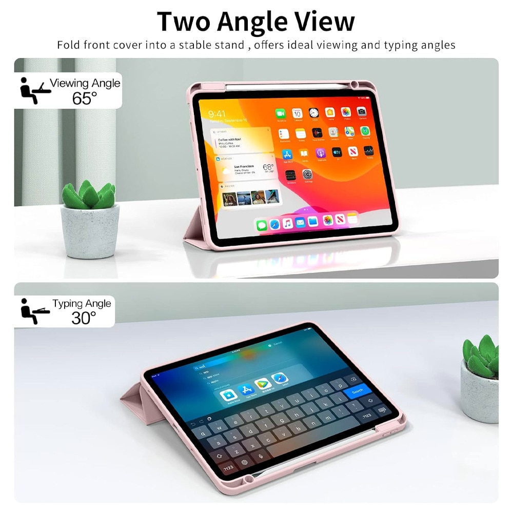Husa Tableta FlexPro pentru Samsung Galaxy Tab S9 Plus, Protectie Completa, Functie Stand, Suport Creion, Roz