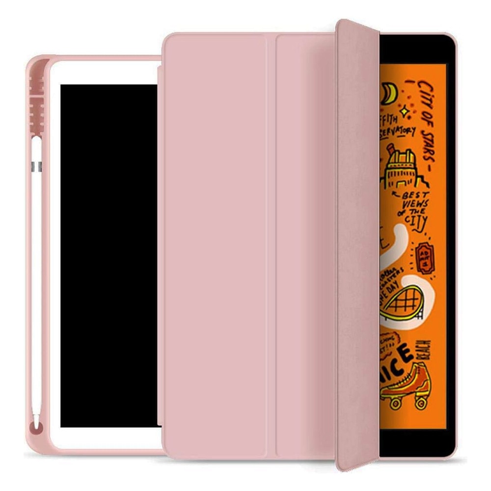 Husa Tableta FlexPro pentru Samsung Galaxy Tab S9 Plus, Protectie Completa, Functie Stand, Suport Creion, Roz