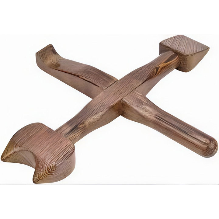 Dispozitiv multifunctional, lemn de wenge, MaderoTerapie / Coloana/ Drenaj, Presopunctura