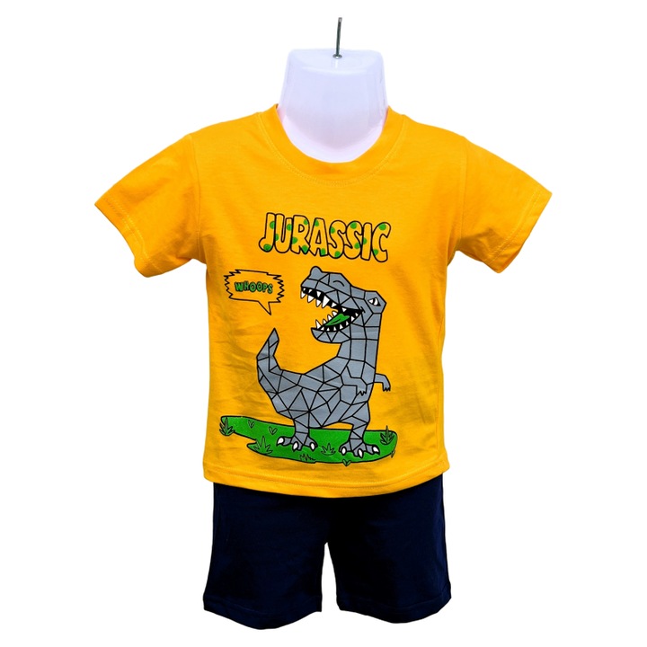 Compleu baieti Jurassic galben, Galben