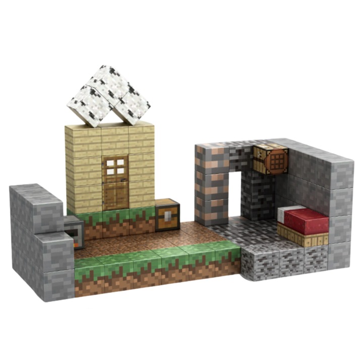 Комплект магнитни кубчета – 98 части, размер на кутията 20x15 см, куб 2x2 см