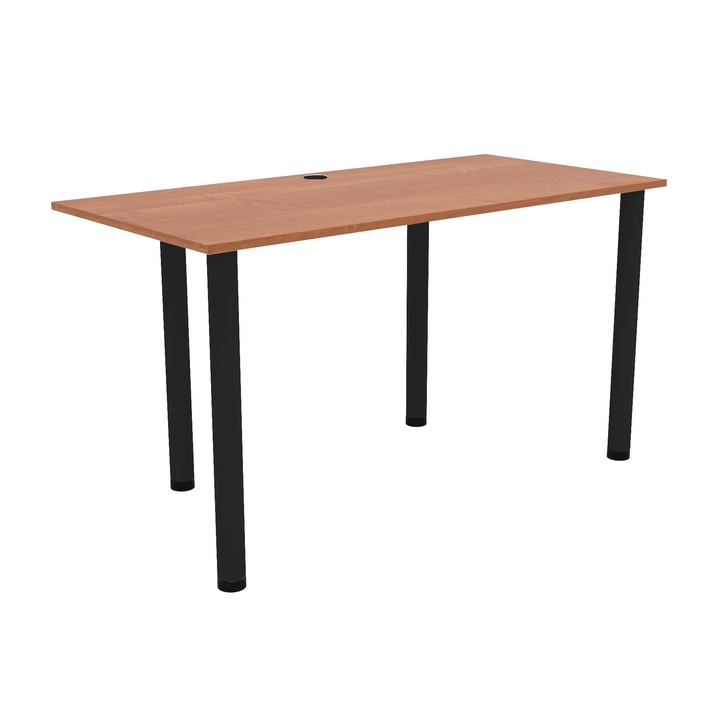 Birou cu picioare negre AKKE, Arin, 110x65