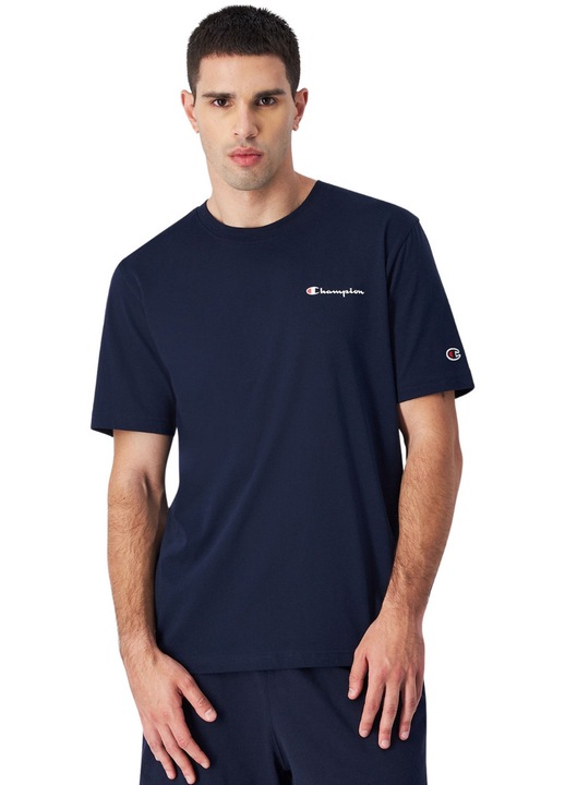 Férfi póló, Champion, sötétkék, 100% pamut, L INTL