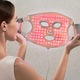 Masca faciala pentru terapie cu lumina LED, Nanoleaf, verde