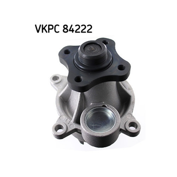 SKF vízpumpa VKPC 84222, tömítésekkel, műanyag, fekete