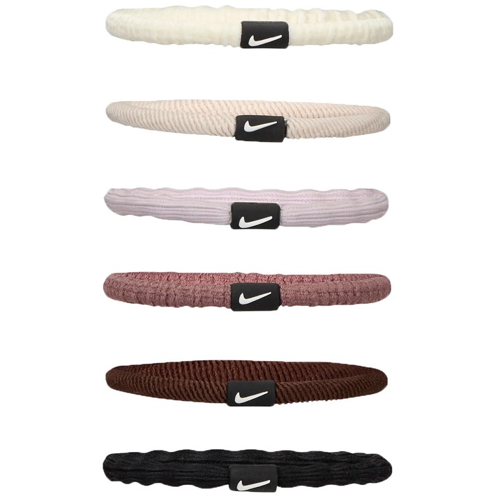 Set 6 bentite de par flexibile, Nike, Multicolor