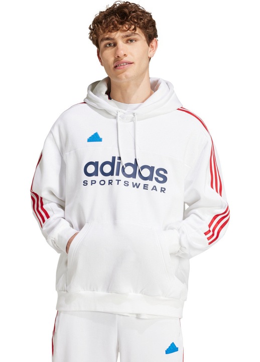 Hanorac barbat, adidas, House of Tiro Nations Pack, bumbac, alb, S INTL