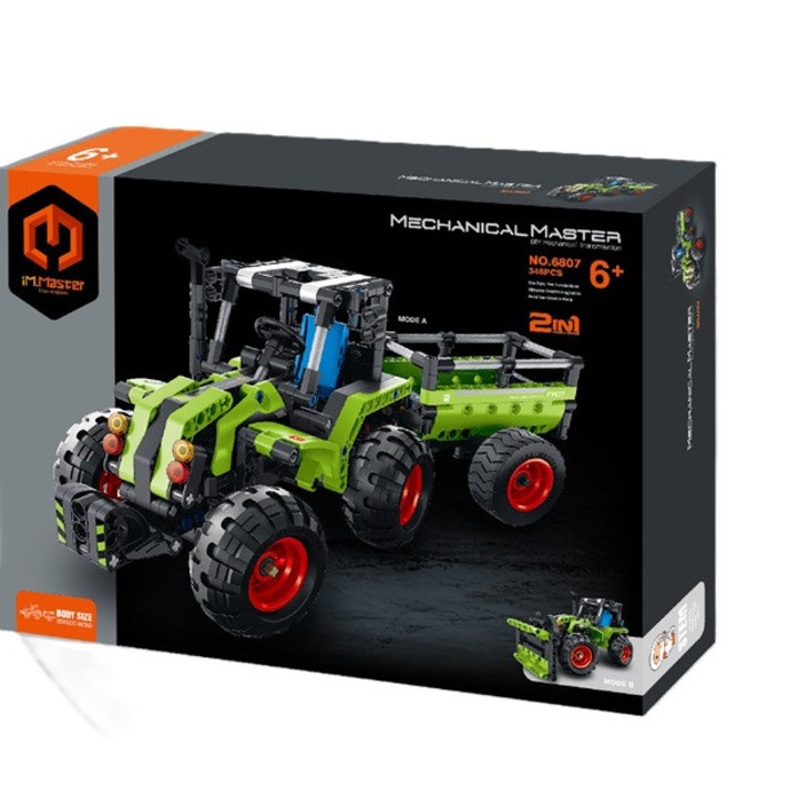 Set de construcție iM.Master, 348 elemente, 6+ ani, multicolor