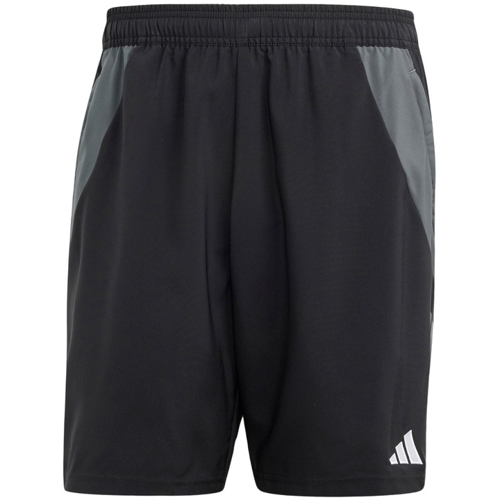 Pantaloni scurti sport barbati Adidas Tiro 24 Competition, poliester, negru-gri
