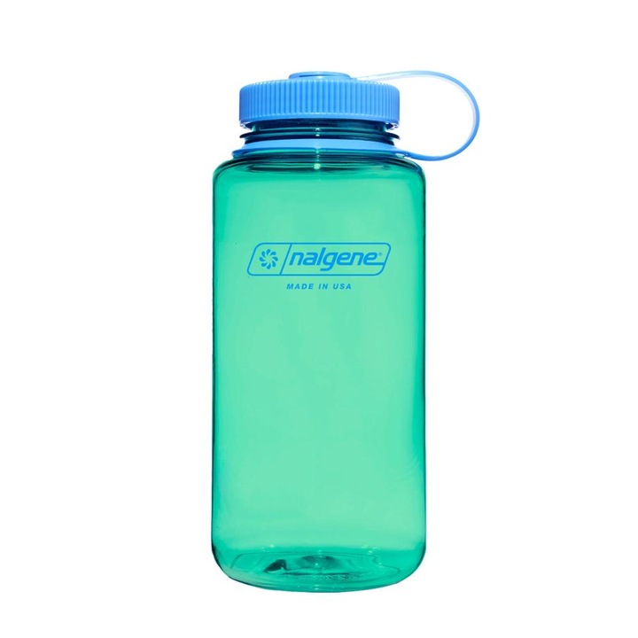 Nalgene Everyday széles szájú kulacs 1 literes, pasztellzöld, 9x21 cm, polipropilén tetővel