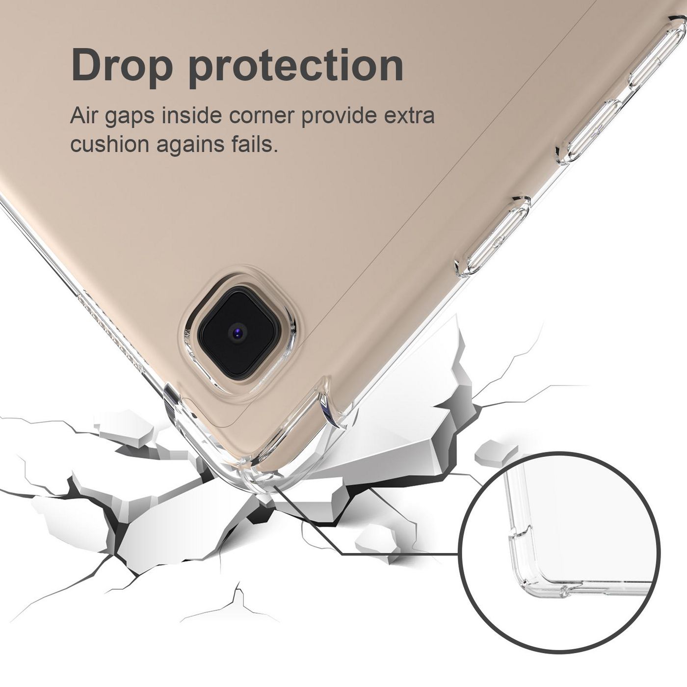 Husa tableta eSTUFF Clear TPU pentru Galaxy Tab S5e