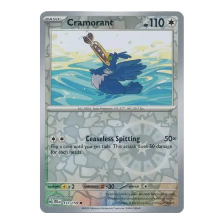 Cramorant, Pokémon, Fordított hologram, Együttes utazás, Társasjátékok