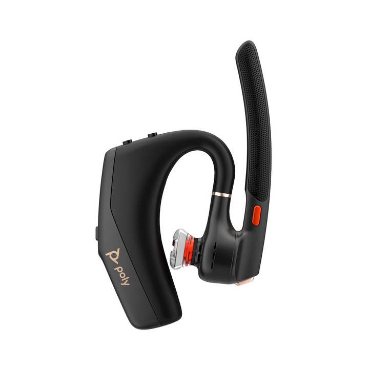 Poly AV4P1AA vezeték nélküli headset, ergonomikus kialakítás, fekete szín