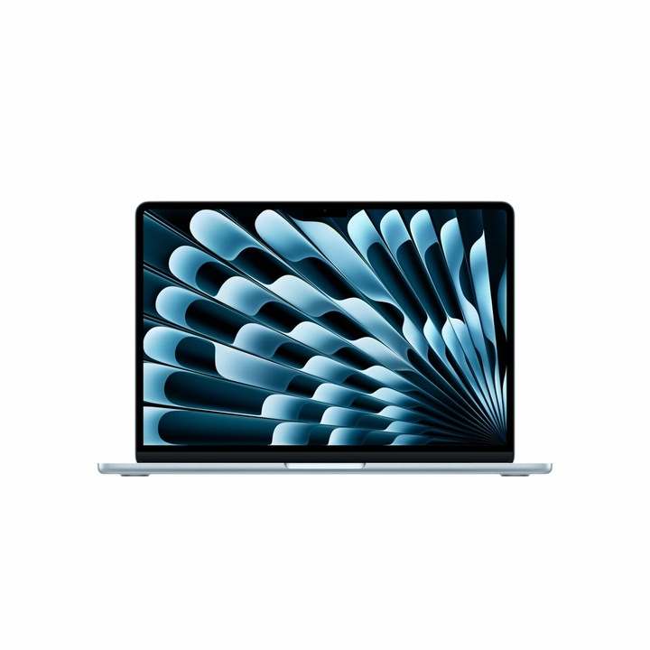 Лаптоп Apple Macbook Air 13", 16 GB RAM, 256 GB SSD, M4 процесор, син цвят, 1.67 кг