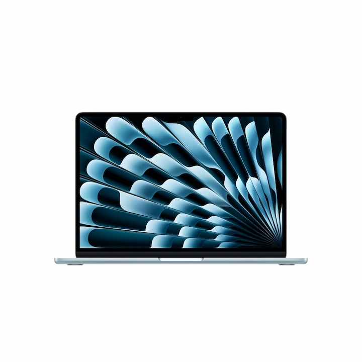 Лаптоп Apple Macbook Air 13", 16 GB RAM, 256 GB SSD, M4 процесор, син цвят, 1.67 кг