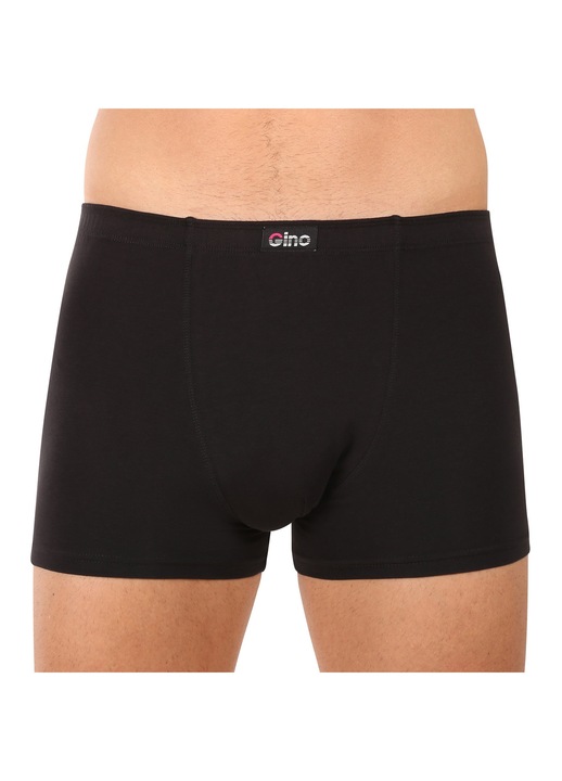 Boxeri barbati 73068, Gino, Negru, Bumbac/Viscoza, XL INTL