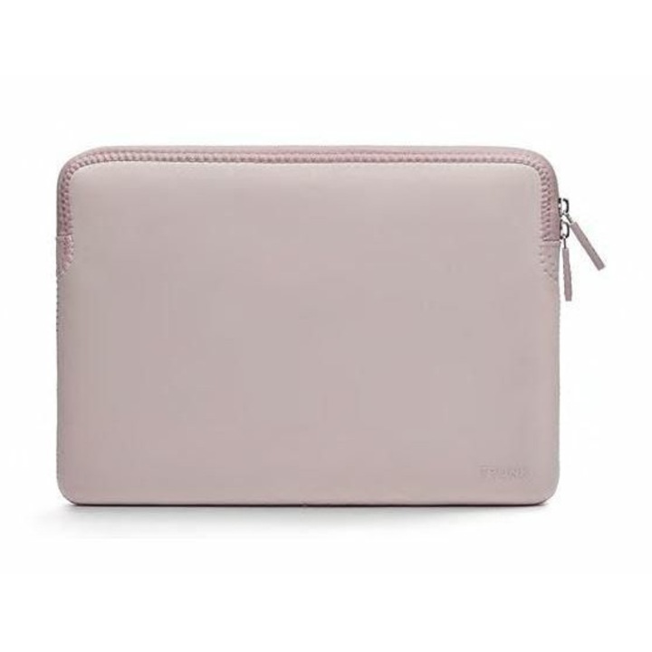 Törölközőtartós laptop táska, rózsaszín neoprén, 14"