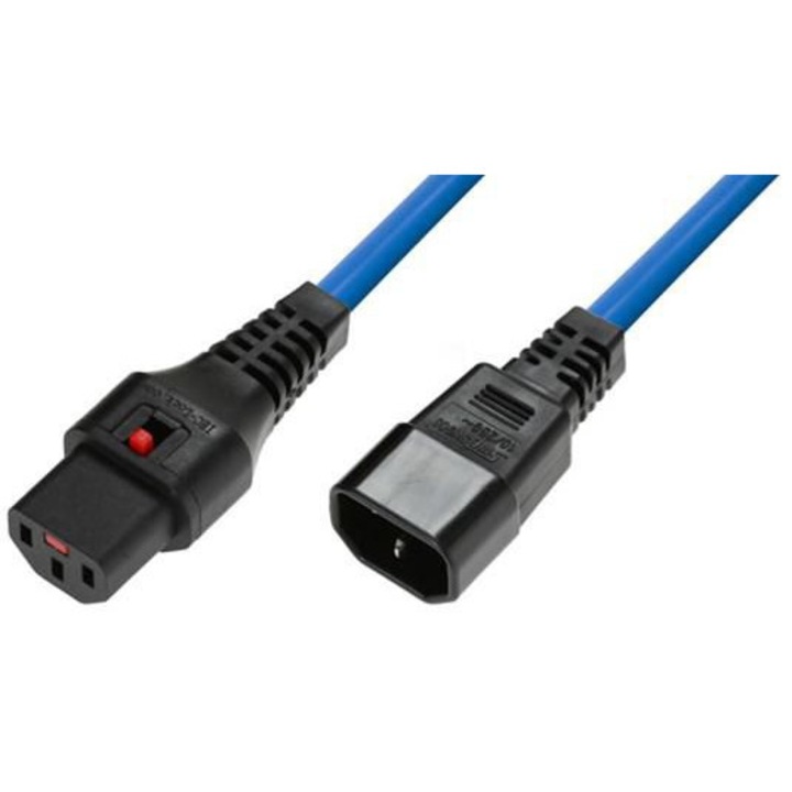 Cablu MicroConnect IEC Lock C13 la C14, 1m