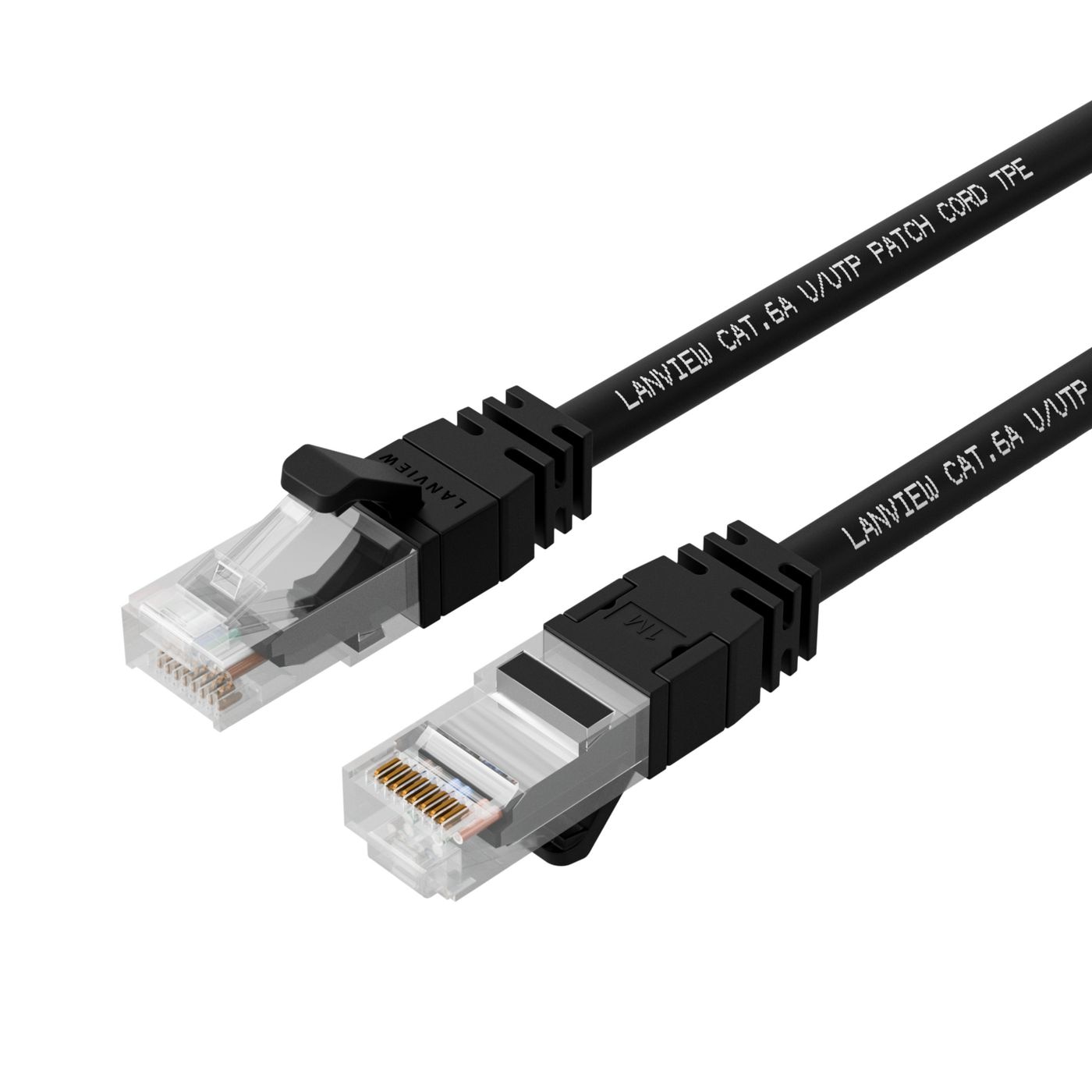 Cablu Lanview CAT6A S/FTP flexibil negru 10m LSZH - eMAG.ro