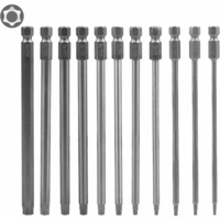 Set 11 piese biti Torx Hex 100mm, S2, T6-T40, cu cap magnetic