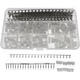 Set conectori JST-XHP 2.54mm, 560 piese, alb/argintiu