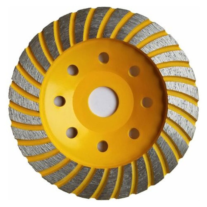 Disc de slefuit diamantat 125x22.2mm pentru beton, granit, piatra si zidarie